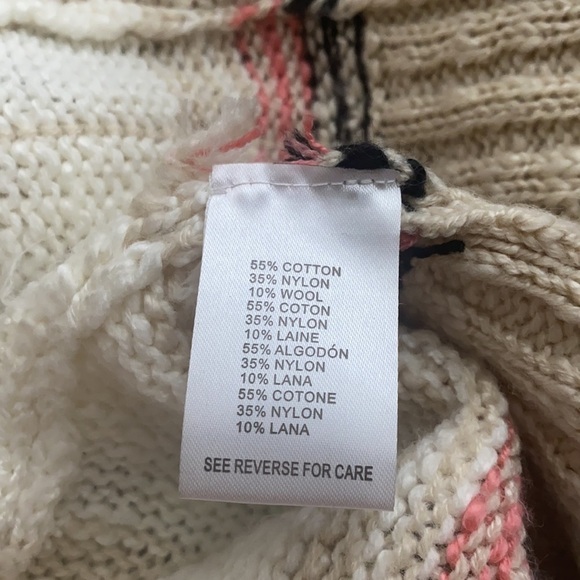 Miracle City Open Front Sweater Cardigan Size S/M - Picture 5 of 5